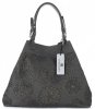 GEANȚĂ DIN PIELE shopper bag Vittoria Gotti grafit V8913